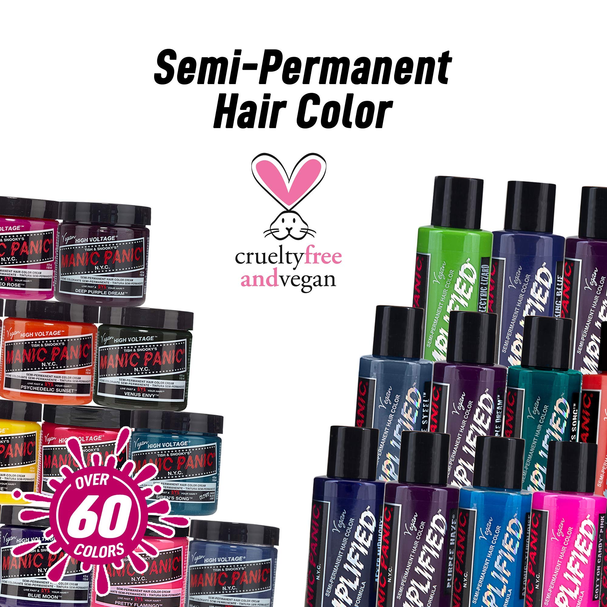 MANIC PANIC Classic Infra Red Semi Permanent Hair Color - Deep Mahogany Red Hair Dye for Women & Men That Lasts 4-6 Weeks - Vegan, Ammonia & Cruelty-Free - Create & Mix Custom Shades (4oz) - Image 8