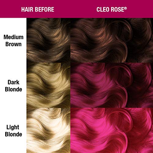 MANIC PANIC Classic Cleo Rose Semi Permanent Hair Color - Warm Magenta Pink Hair Dye for Women & Men That Lasts 4-6 Weeks - Vegan, Ammonia & Cruelty-Free - Create & Mix Custom Shades (4oz) - Image 5