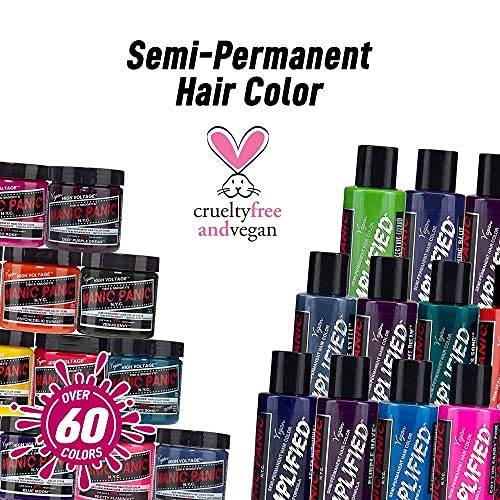 MANIC PANIC Classic Mermaid Semi Permanent Hair Color - Neon Ocean Blue Hair Dye for Women & Men That Lasts 4-6 Weeks - Vegan, Ammonia & Cruelty-Free - Create & Mix Custom Shades (4oz / 2pk) - Image 8