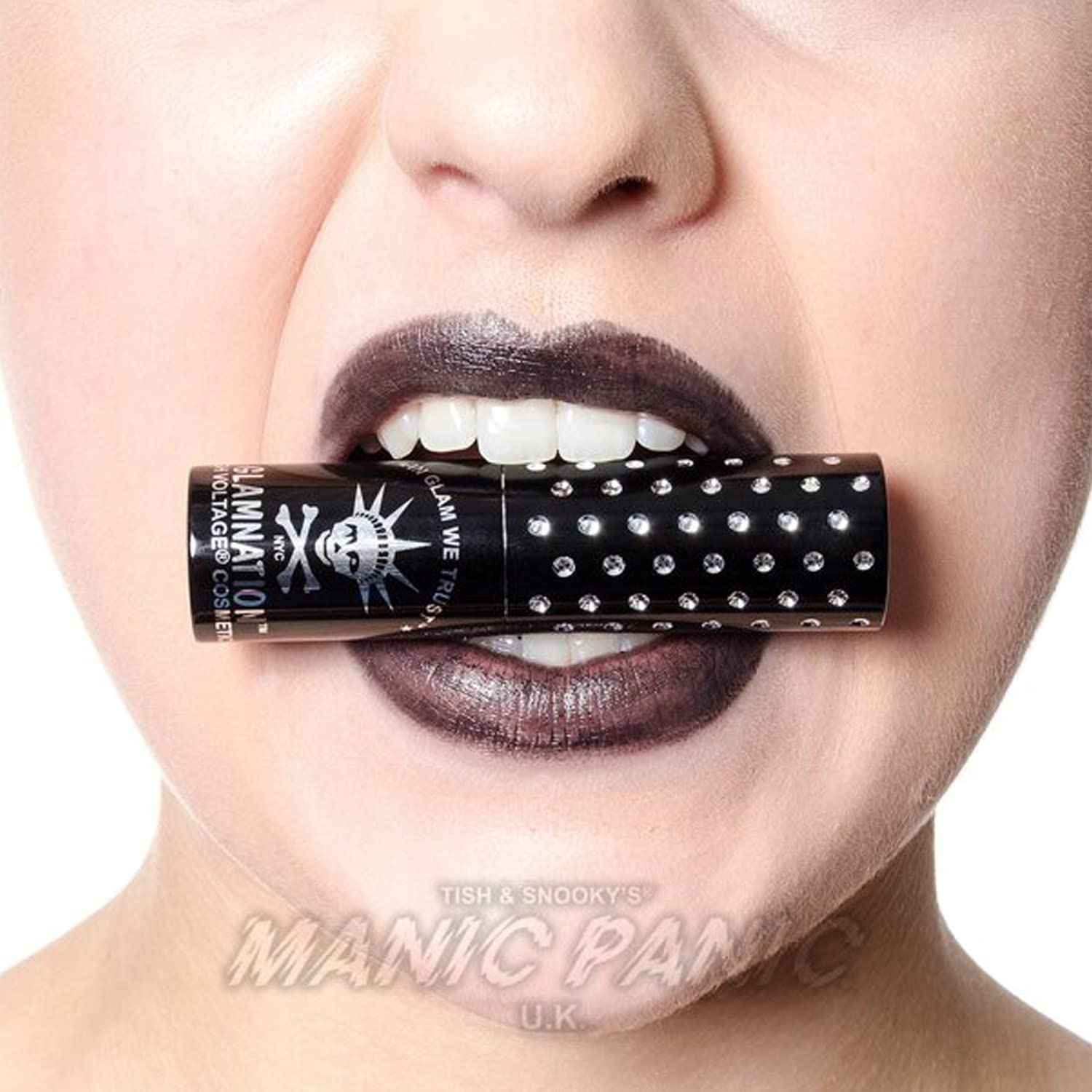 MANIC PANIC Goth White Cream To Powder Foundation Bundle with Raven Lethal Lipstick, and Dreamtone White Liquid Foundation - Image 4