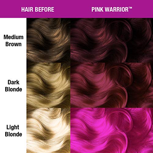 MANIC PANIC Pink Warrior Hair Dye Amplified Bundle with Pink Warrior Classic and Prepare to Dye Clarifying Shampoo - Image 4