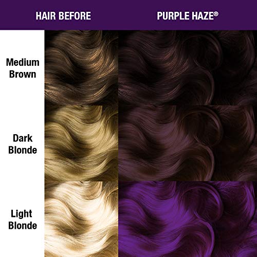 MANIC PANIC Pink Warrior Hair Dye Classic Bundle with Purple Haze Dark Purple Hair Dye - Image 5